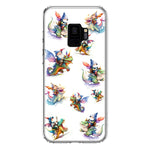 Samsung Galaxy S9 Cute Fairy Cartoon Gnomes Dragons Monsters Hybrid Protective Phone Case Cover