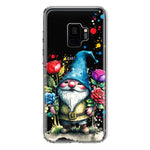 Samsung Galaxy S9 Gnome Red Purple Blue Roses Garden Hybrid Protective Phone Case Cover