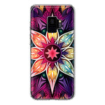 Samsung Galaxy S9 Mandala Geometry Abstract Star Pattern Hybrid Protective Phone Case Cover
