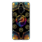Samsung Galaxy S9 Mandala Geometry Abstract Dragon Pattern Hybrid Protective Phone Case Cover