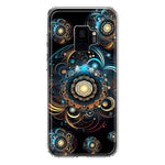 Samsung Galaxy S9 Mandala Geometry Abstract Multiverse Pattern Hybrid Protective Phone Case Cover