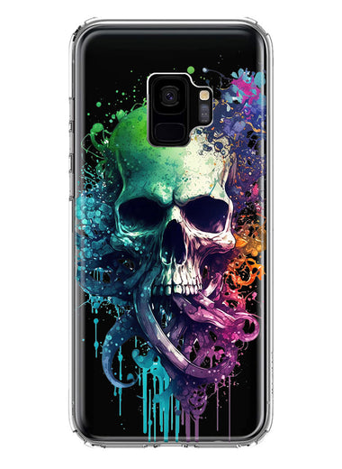 Samsung Galaxy S9 Fantasy Octopus Tentacles Skull Hybrid Protective Phone Case Cover