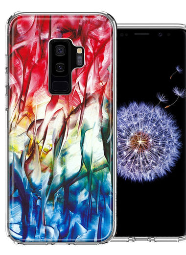 Samsung Galaxy S9 Plus Land Sea Abstract Design Double Layer Phone Case Cover