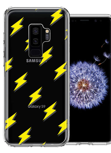 Samsung Galaxy S9 Plus Electric Lightning Bolts Design Double Layer Phone Case Cover