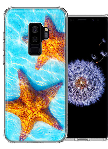Samsung Galaxy S9 Plus Ocean Starfish Design Double Layer Phone Case Cover