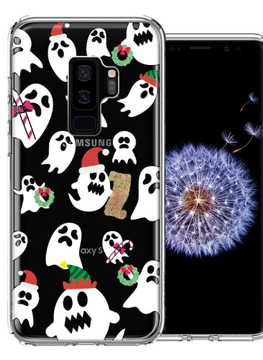 Samsung Galaxy S9 Plus Halloween Christmas Ghost Design Double Layer Phone Case Cover
