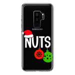 Samsung Galaxy S9 Plus Christmas Funny Couples Chest Nuts Ornaments Hybrid Protective Phone Case Cover