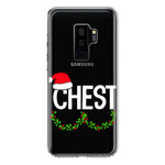 Samsung Galaxy S9 Plus Christmas Funny Ornaments Couples Chest Nuts Hybrid Protective Phone Case Cover