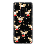 Samsung Galaxy S9 Plus Red Nose Reindeer Christmas Winter Holiday Hybrid Protective Phone Case Cover