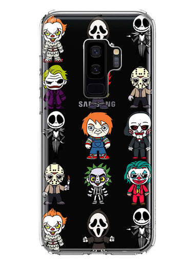 Samsung Galaxy S9 Plus Cute Classic Halloween Spooky Cartoon Characters Hybrid Protective Phone Case Cover