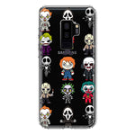 Samsung Galaxy S9 Plus Cute Classic Halloween Spooky Cartoon Characters Hybrid Protective Phone Case Cover