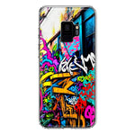 Samsung Galaxy S9 Urban Graffiti Street Art Painting Hybrid Protective Phone Case Cover