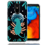 LG K40 Moon Green Jaguar Design Double Layer Phone Case Cover
