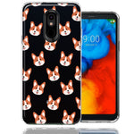 LG K40 Shiba Inu Polkadots Design Double Layer Phone Case Cover