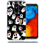 LG Aristo 4/Escape PLUS/Tribute Royal Halloween Christmas Ghost Design Double Layer Phone Case Cover