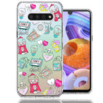 LG K51 Valentine's Day Candy Feels like Love Hearts Double Layer Phone Case Cover