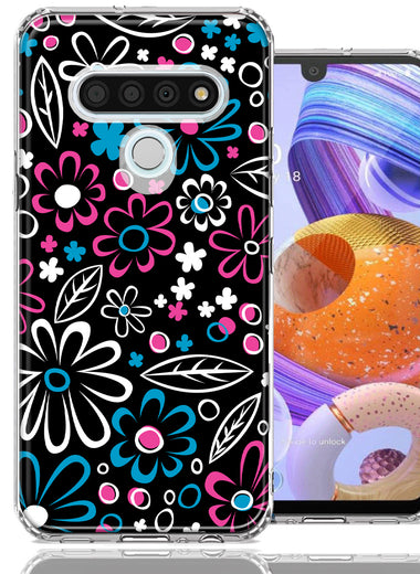 LG Stylo 6 Cute Daisies Design Double Layer Phone Case Cover