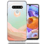 LG K51 Desert Mountains Design Double Layer Phone Case Cover