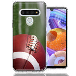 LG Stylo 6 Football Design Double Layer Phone Case Cover