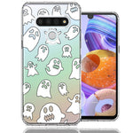 LG K51 Halloween Spooky Ghost Design Double Layer Phone Case Cover