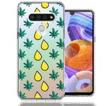 LG K51 Medicinal Drip Design Double Layer Phone Case Cover