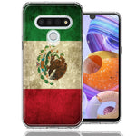 LG Stylo 6 Mexico Flag Design Double Layer Phone Case Cover