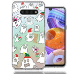 LG K51 Halloween Christmas Ghost Design Double Layer Phone Case Cover