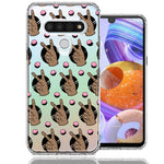 LG K51 Peace for All Design Double Layer Phone Case Cover