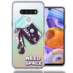 LG K51 Need Space Astronaut Stars Design Double Layer Phone Case Cover