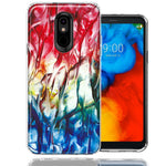 LG Stylo 4 Land Sea Abstract Design Double Layer Phone Case Cover