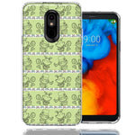 LG Stylo 4 Wonderland Hatter Rabbit Design Double Layer Phone Case Cover