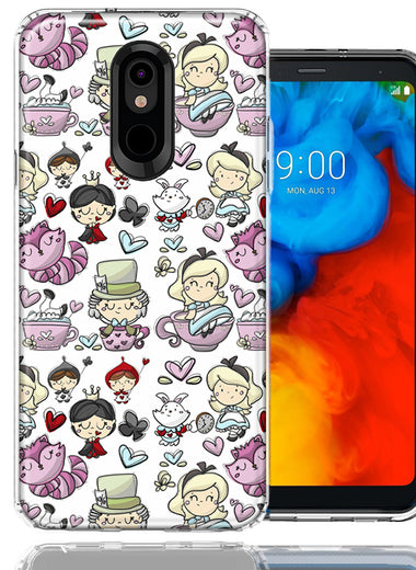 LG Stylo 4 Wonderland Design Double Layer Phone Case Cover