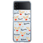 Samsung Galaxy Z Flip 4 Red Nose Reindeer Christmas Winter Holiday Hybrid Protective Phone Case Cover
