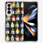 Samsung Galaxy Z Fold 4 Cinco De Mayo Party Cute Gnomes Mexico Tacos Fiesta Double Layer Phone Case Cover