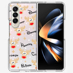 Samsung Galaxy Z Fold 4 Red Nose Reindeer Christmas Winter Holiday Hybrid Protective Phone Case Cover