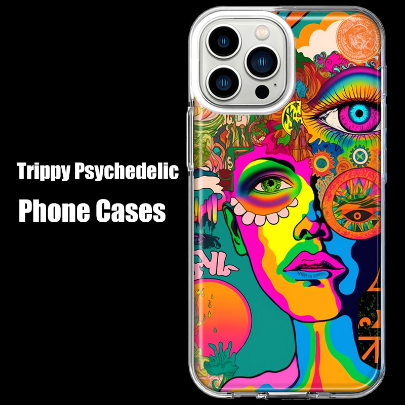 Trippy Psychedelic Design Phone Cases