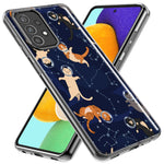 Mundaze - Case for Samsung Galaxy S22 Ultra Slim Shockproof Hard Shell Soft TPU Heavy Duty Protective Phone Cover - Space Cats
