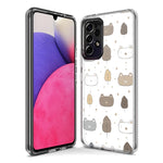 Mundaze - Case for Samsung Galaxy S23 Ultra Slim Shockproof Hard Shell Soft TPU Heavy Duty Protective Phone Cover - Cute Cat Face