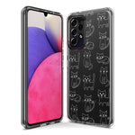 Mundaze - Case for Samsung Galaxy S23 Ultra Slim Shockproof Hard Shell Soft TPU Heavy Duty Protective Phone Cover - Cute Black Cats