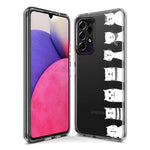 Mundaze - Case for Samsung Galaxy S24 Ultra Slim Shockproof Hard Shell Soft TPU Heavy Duty Protective Phone Cover - Cute Cats Drawing
