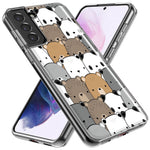 Mundaze - Case for Samsung Galaxy S24 Slim Shockproof Hard Shell Soft TPU Heavy Duty Protective Phone Cover - Cute Bears