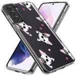 Mundaze - Case for Samsung Galaxy S22 Ultra Slim Shockproof Hard Shell Soft TPU Heavy Duty Protective Phone Cover - Cute Frenchie Bulldog Puppies