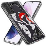 Mundaze - Case for Samsung Galaxy S24 Slim Shockproof Hard Shell Soft TPU Heavy Duty Protective Phone Cover - Cool Koi Fish Pawn