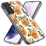 Mundaze - Case for Samsung Galaxy S23 Slim Shockproof Hard Shell Soft TPU Heavy Duty Protective Phone Cover - Roses Flowers