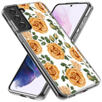 Mundaze - Case for Samsung Galaxy S22 Ultra Slim Shockproof Hard Shell Soft TPU Heavy Duty Protective Phone Cover - Roses Flowers