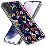 Mundaze - Case for Samsung Galaxy S22 Ultra Slim Shockproof Hard Shell Soft TPU Heavy Duty Protective Phone Cover - Cute Colorful Flowers