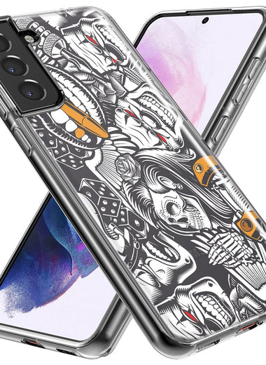 Mundaze - Case for Samsung Galaxy S23 Ultra Slim Shockproof Hard Shell Soft TPU Heavy Duty Protective Phone Cover - Abstract Graffiti Tattoo