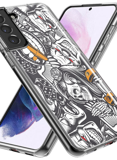 Mundaze - Case for Samsung Galaxy S24 Plus Slim Shockproof Hard Shell Soft TPU Heavy Duty Protective Phone Cover - Abstract Graffiti Tattoo