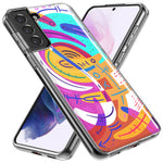 Mundaze - Case for Samsung Galaxy S22 Ultra Slim Shockproof Hard Shell Soft TPU Heavy Duty Protective Phone Cover - Vintage Abstract Liquid