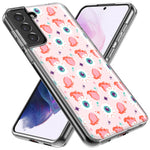 Mundaze - Case for Samsung Galaxy S23 Ultra Slim Shockproof Hard Shell Soft TPU Heavy Duty Protective Phone Cover - Fire Eyeballs